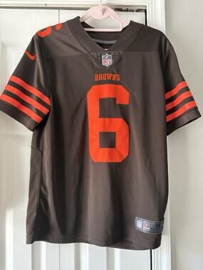 Cleveland Browns Jersey Mens Medium Brown #6 Mafield Nike NFL Football